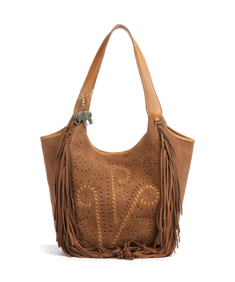 Anokhi Bolso de hobo tan