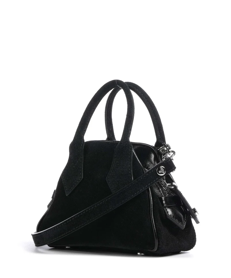 Vivienne Westwood Yasmine Suede Mini Bandolera black
