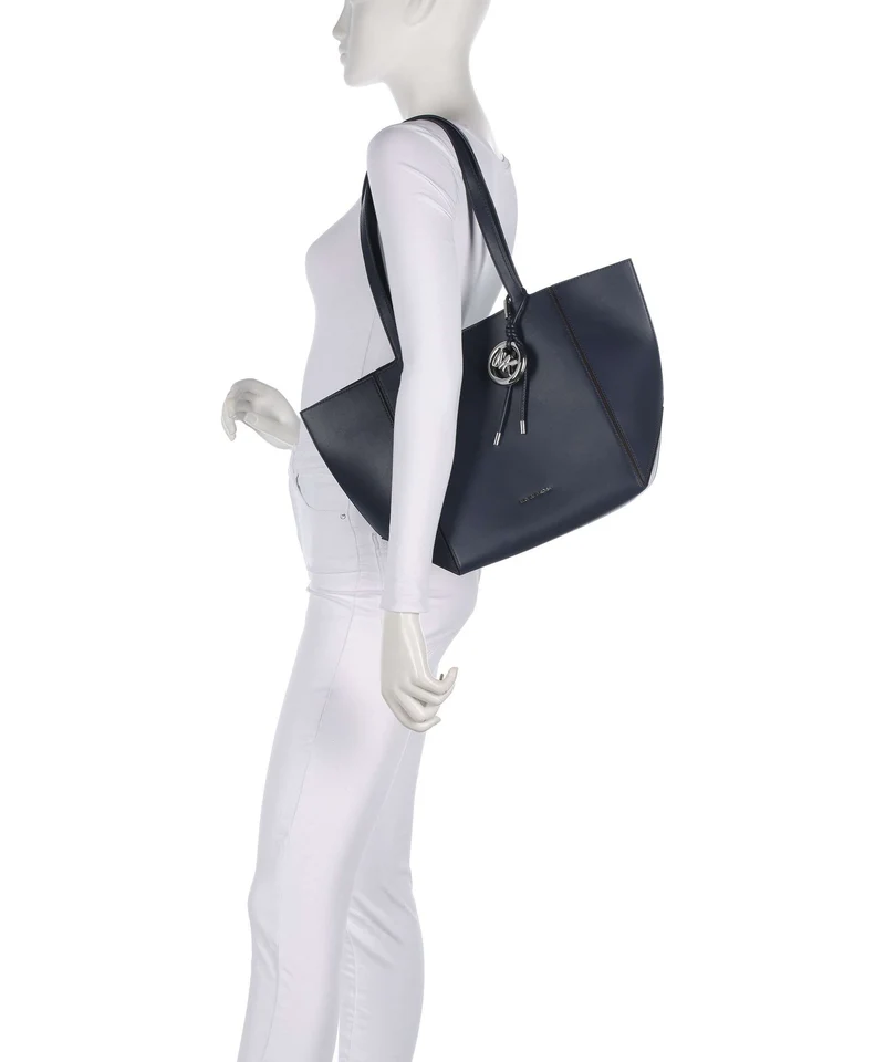 Michael Kors Jordi Medium Bolsa shopping dress blues
