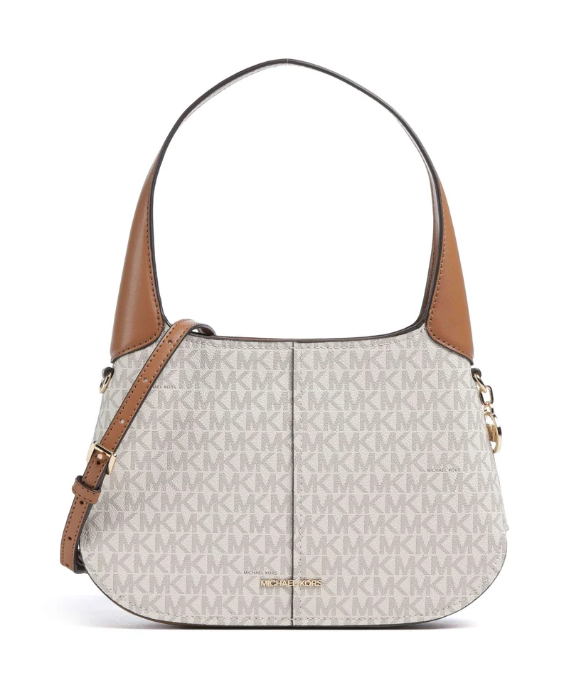 Michael Kors Alice Small Bolso de hombro vanilla/acorn