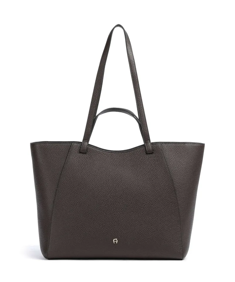 Aigner Pura L Bolsa shopping soil brown