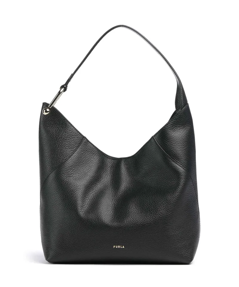 Furla Lara M Bolso de hobo nero