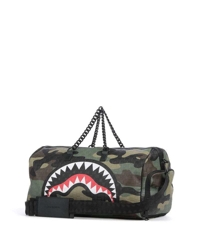 Sprayground Woodland Camo Check Bolsa de fin de semana multicolour