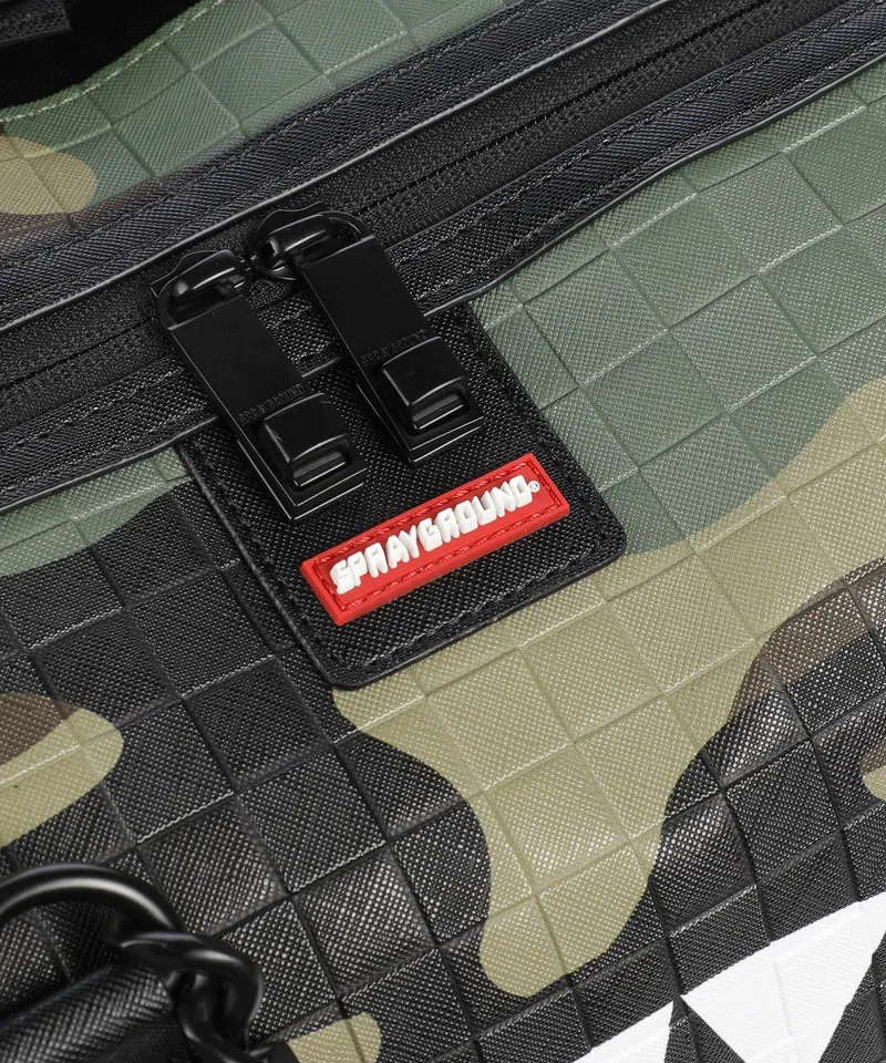 Sprayground Woodland Camo Check Bolsa de fin de semana multicolour