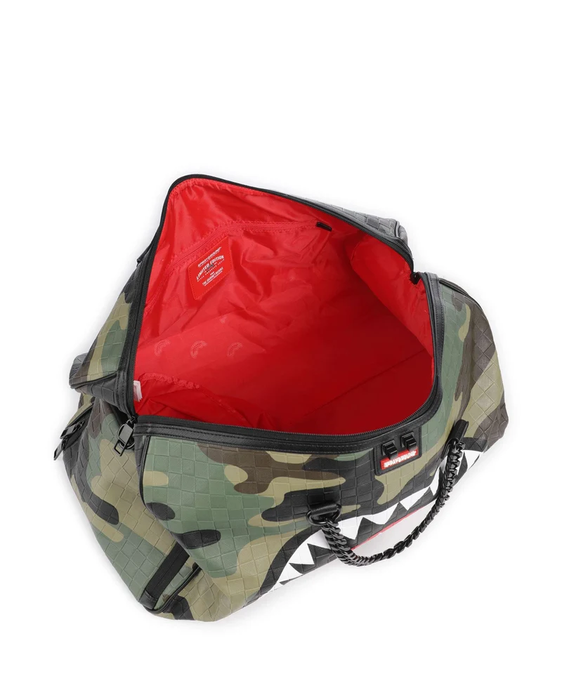 Sprayground Woodland Camo Check Bolsa de fin de semana multicolour