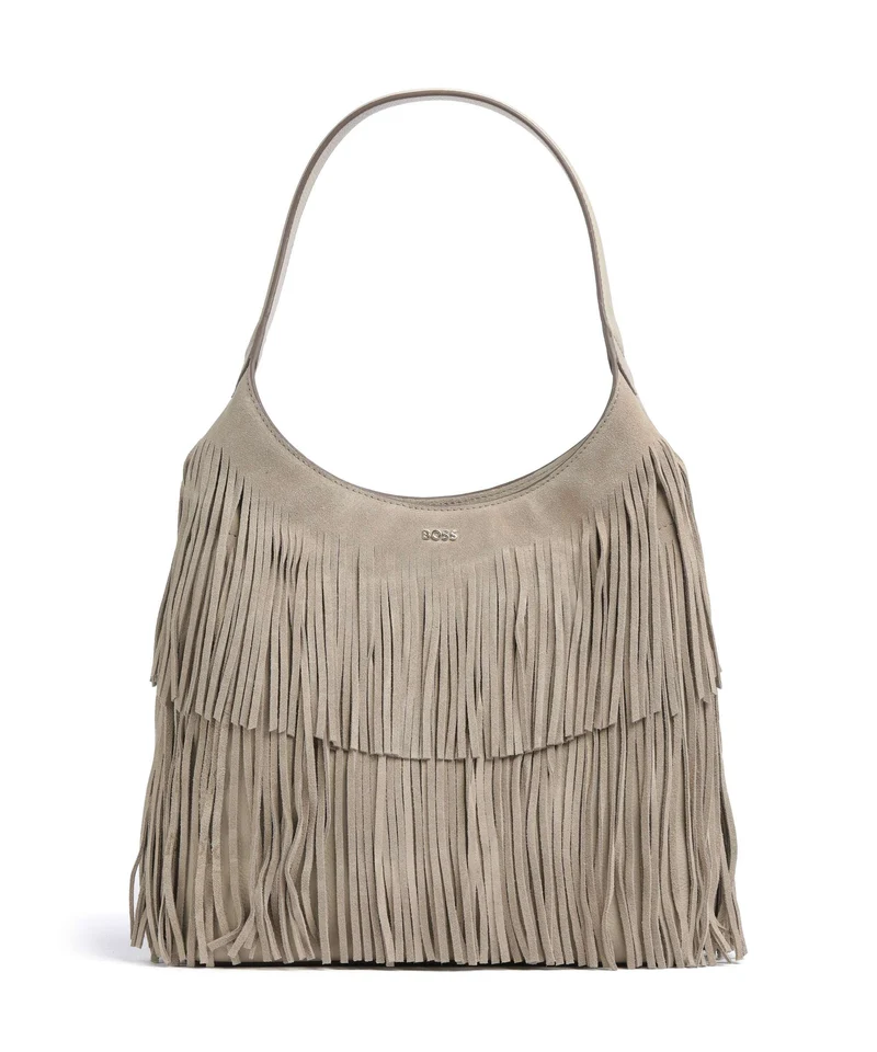 BOSS Lenah Bolso de hobo light beige