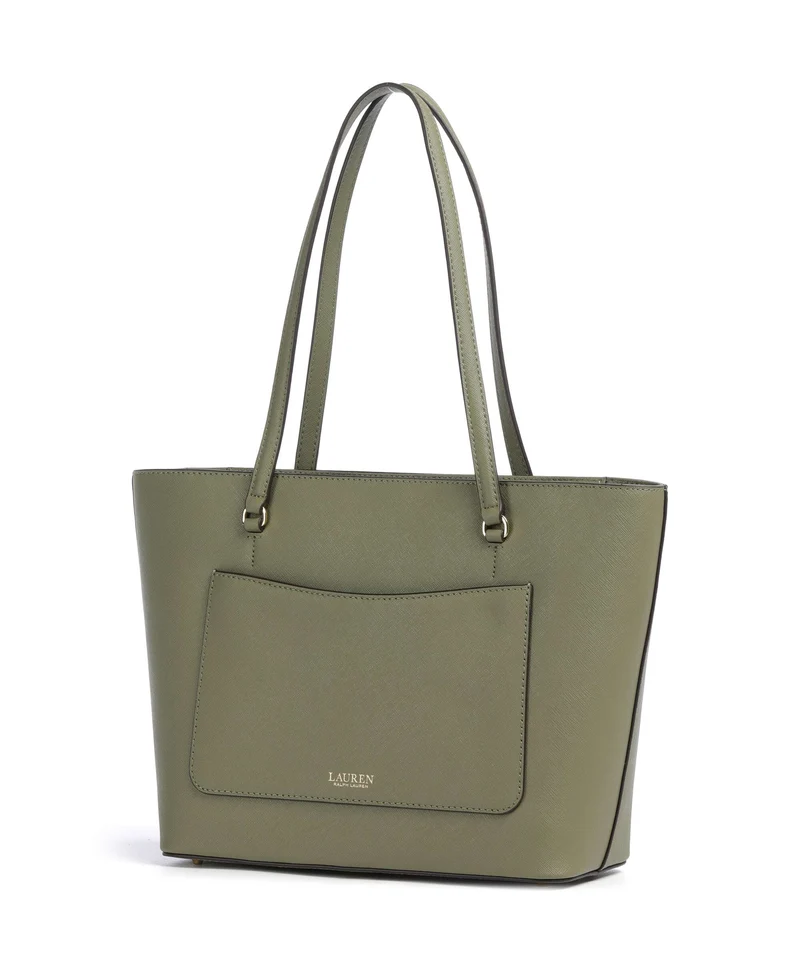 Lauren Ralph Lauren Karly Medium Bolsa shopping sage green