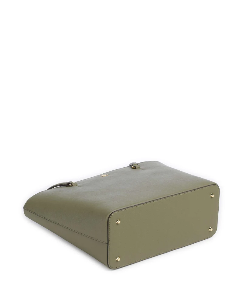 Lauren Ralph Lauren Karly Medium Bolsa shopping sage green