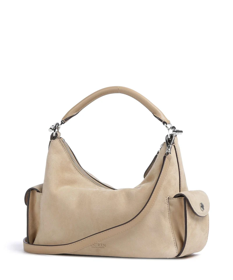 Lauren Ralph Lauren Blaike Small Bolso de hombro tan