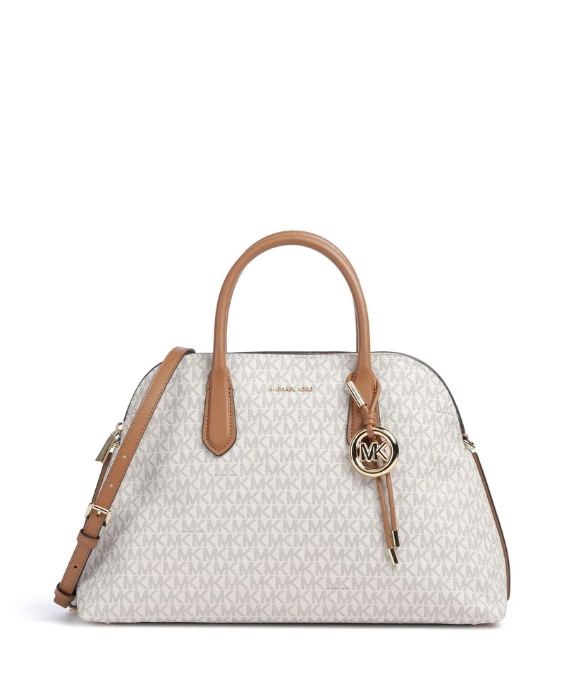 Michael Kors Freddie Large Bolso de mano vanilla/acorn