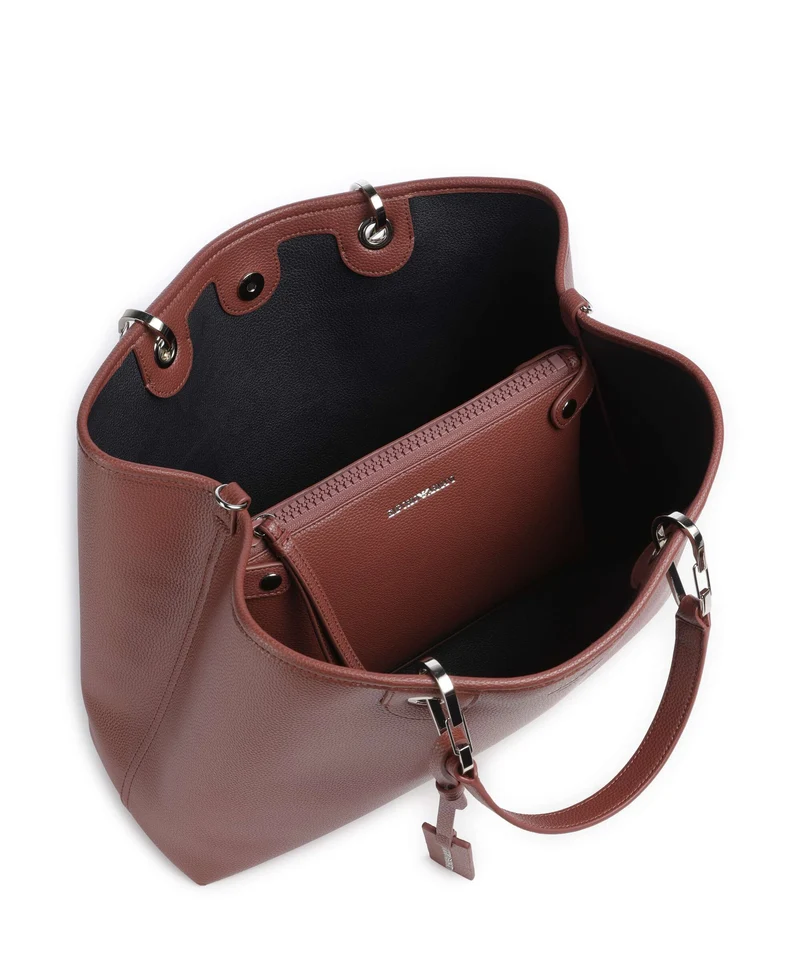 Emporio Armani My EA M Bolso de mano gianduia/navy