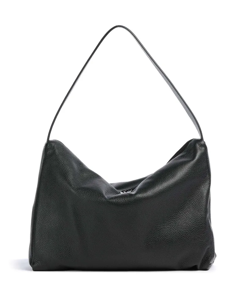 Mandarina Duck Mellow Leather Bolso de hobo nero