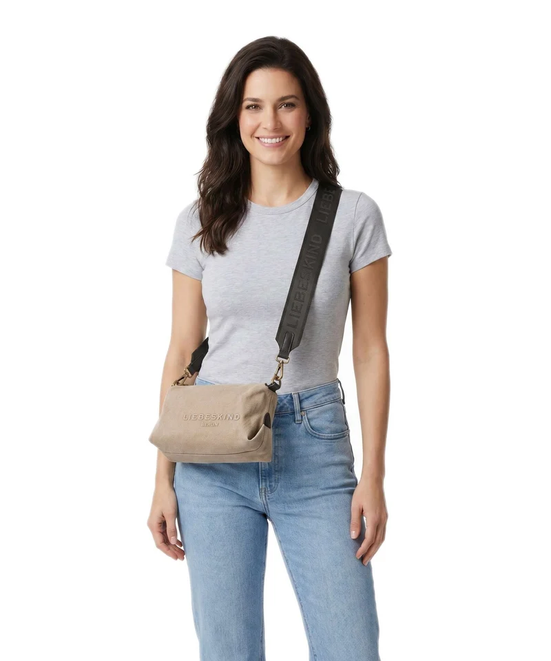 Liebeskind Elvira Denim S Bandolera beige