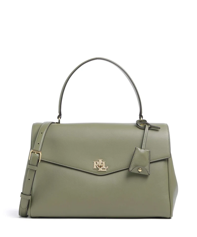 Lauren Ralph Lauren Farrah Medium Bolso de mano sage green
