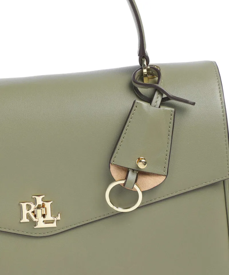 Lauren Ralph Lauren Farrah Medium Bolso de mano sage green