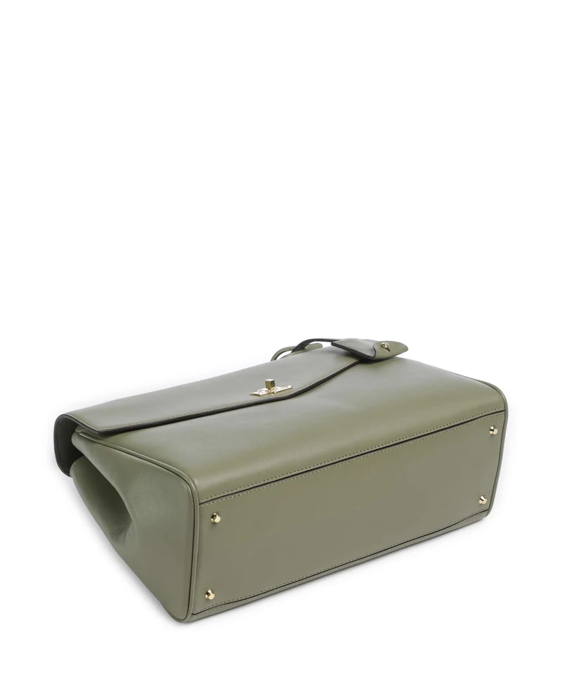 Lauren Ralph Lauren Farrah Medium Bolso de mano sage green