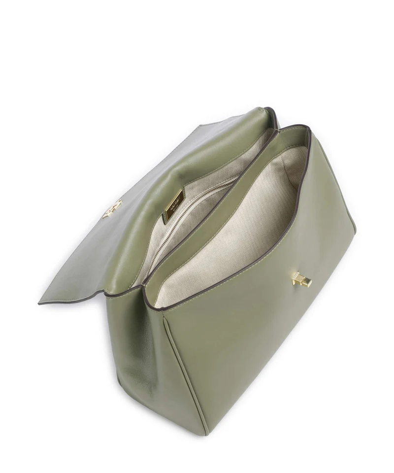 Lauren Ralph Lauren Farrah Medium Bolso de mano sage green