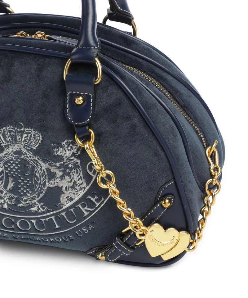 Juicy Couture Twig Narrative Velvet Bolso de mano blue depths