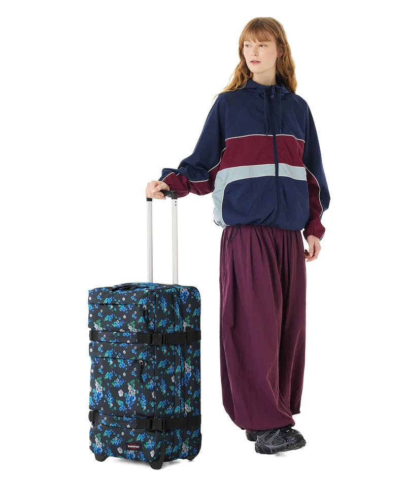 Eastpak Transit'R Plus Core M Bolso de viaje con ruedas floral bloom/black