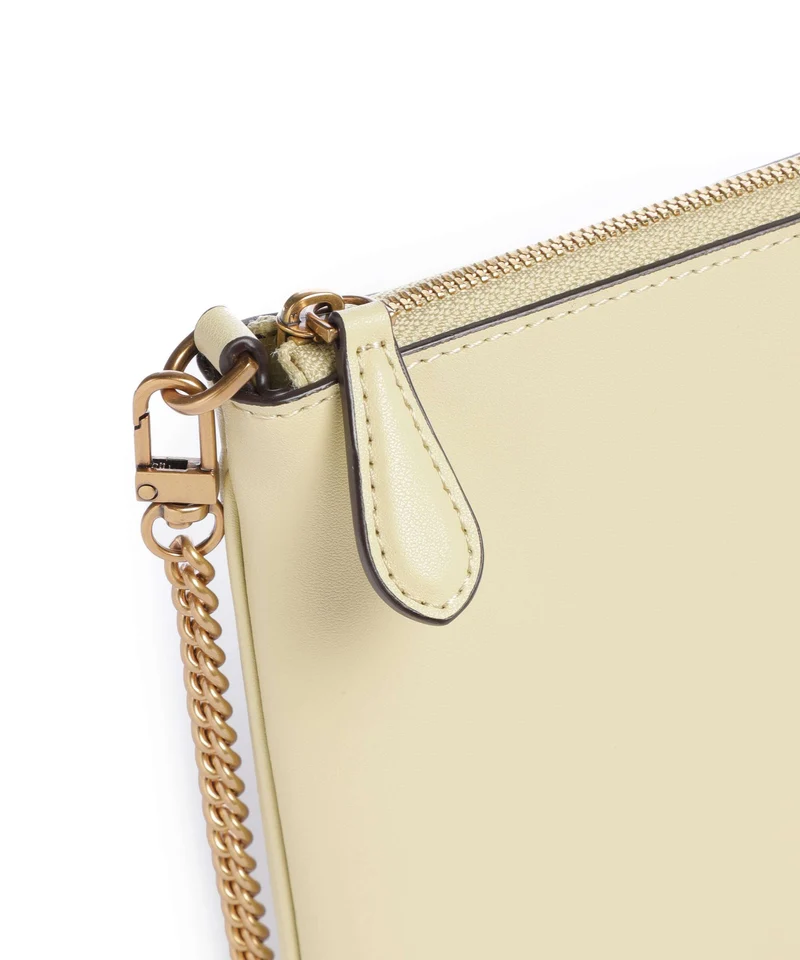 Pinko Flat Classic Bandolera giallo vaniglia/antique gold