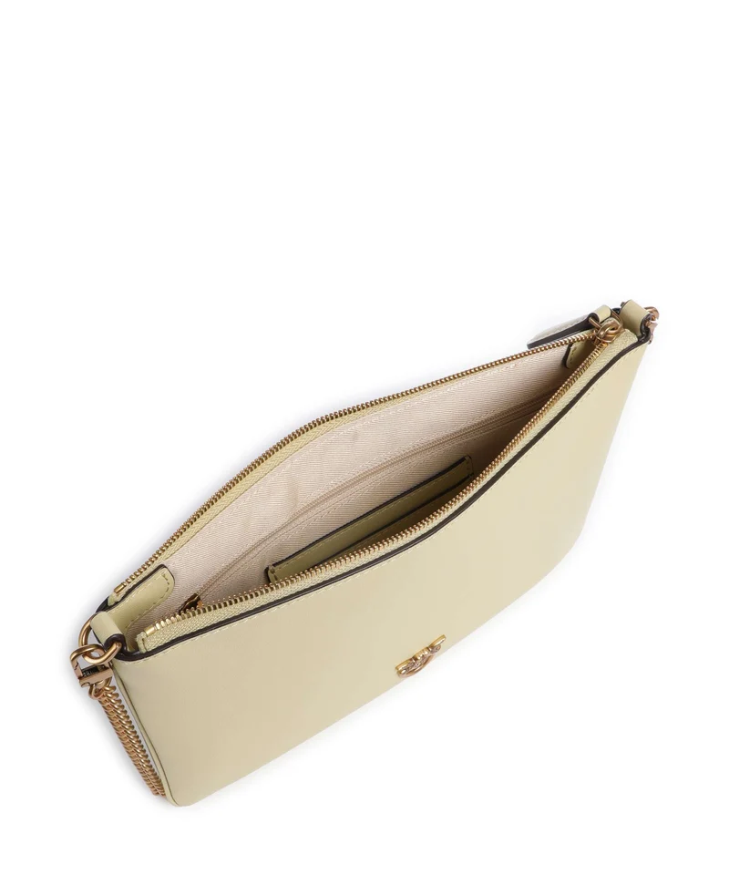 Pinko Flat Classic Bandolera giallo vaniglia/antique gold