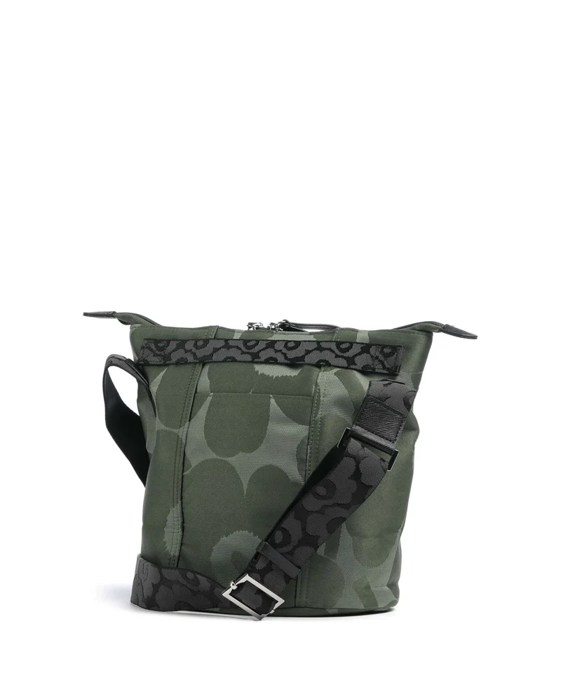Marimekko Carry All Unikko Bandolera green/light green