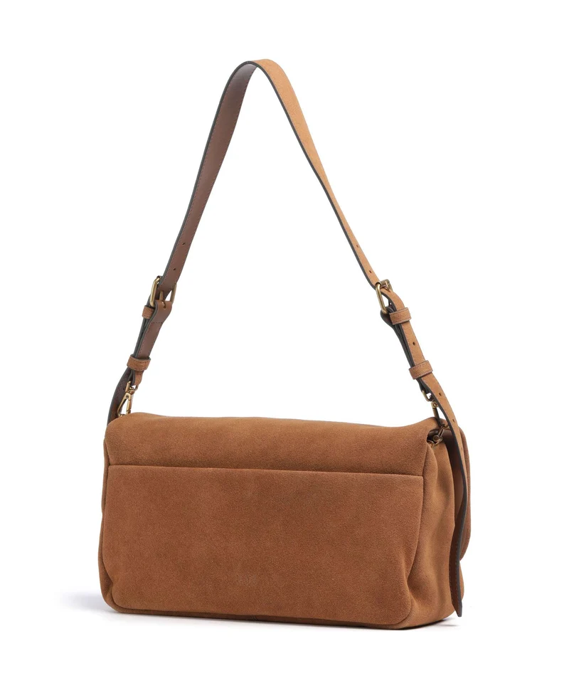 Pinko Click Soft Horizontal Bolso de hombro marrone/leone/antique gold
