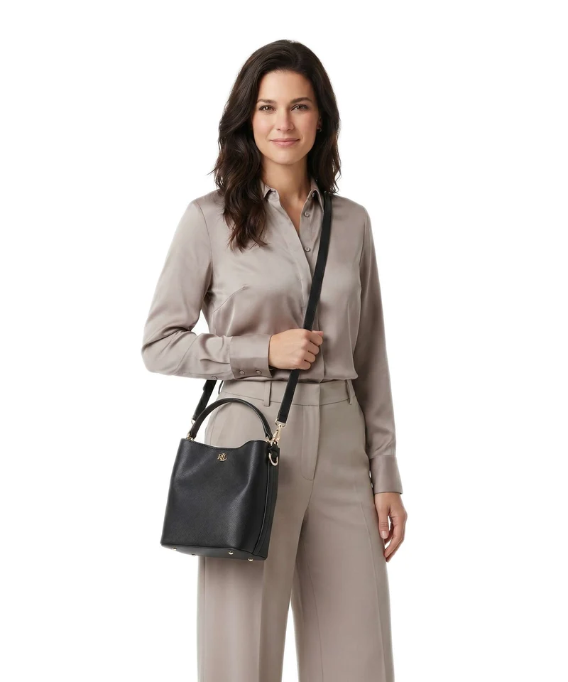 Lauren Ralph Lauren Reese Small Bucket bolso de mano black
