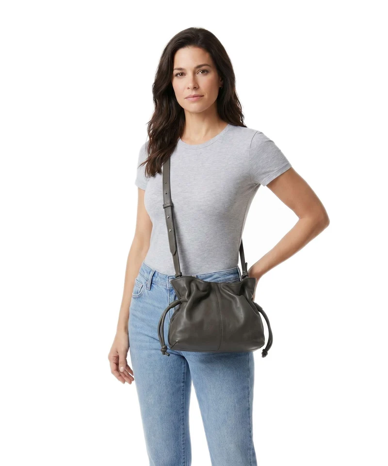 Marc O'Polo Simona Bucket bolso de mano mossy earth