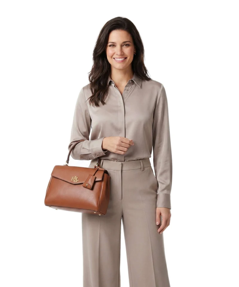 Lauren Ralph Lauren Farrah Small Bolso de mano lauren tan