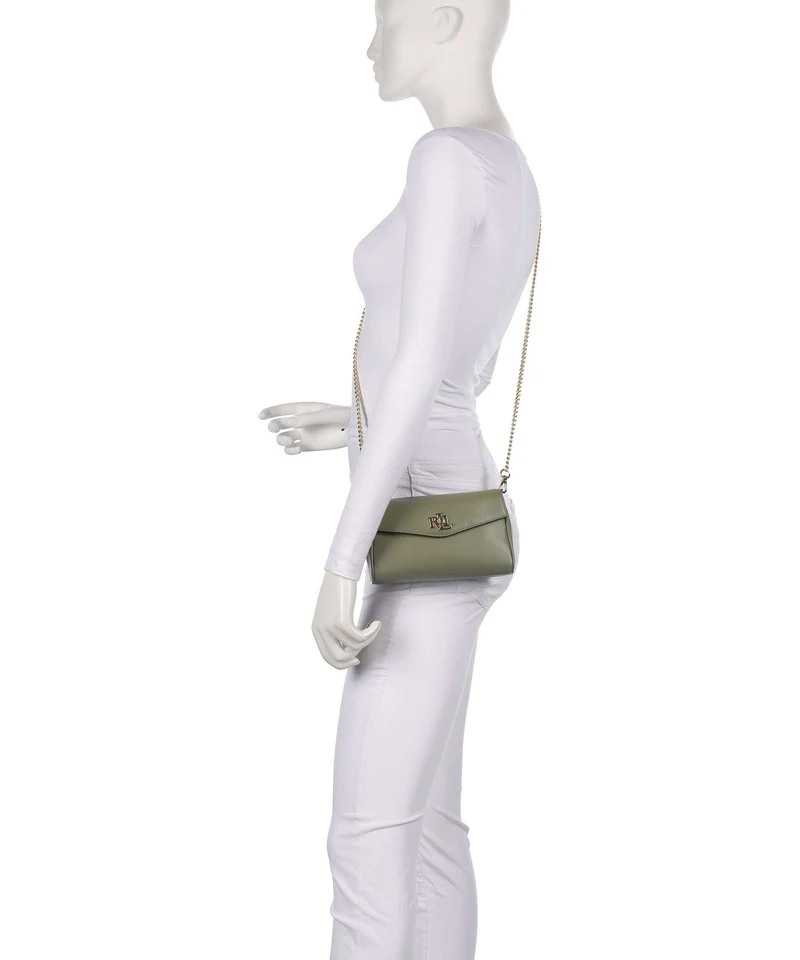 Lauren Ralph Lauren Tanner Large Bandolera sage green