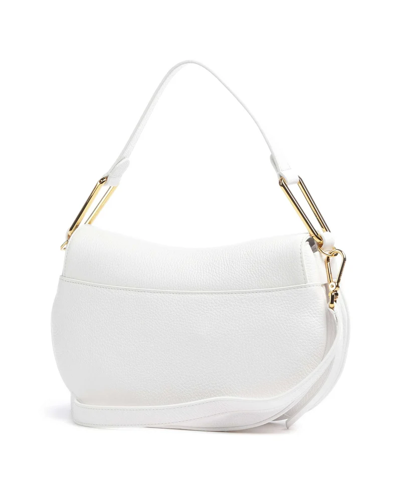 Coccinelle Magie Soft Bolso de hombro brillant white