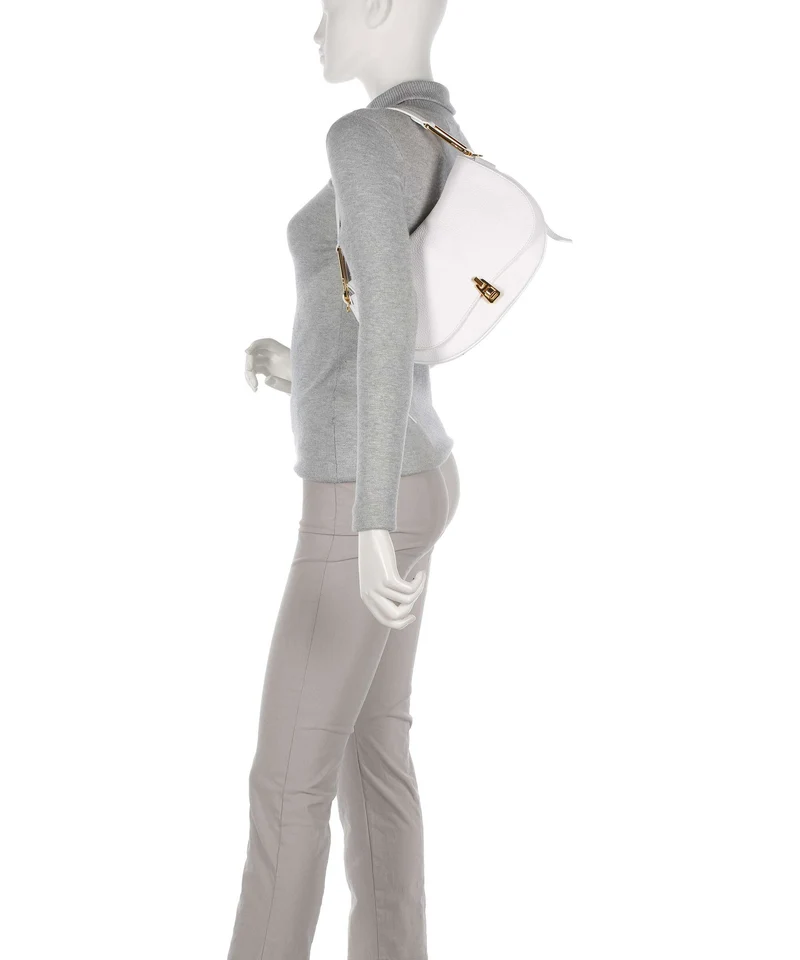 Coccinelle Magie Soft Bolso de hombro brillant white