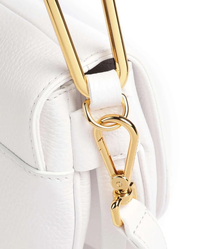 Coccinelle Magie Soft Bolso de hombro brillant white