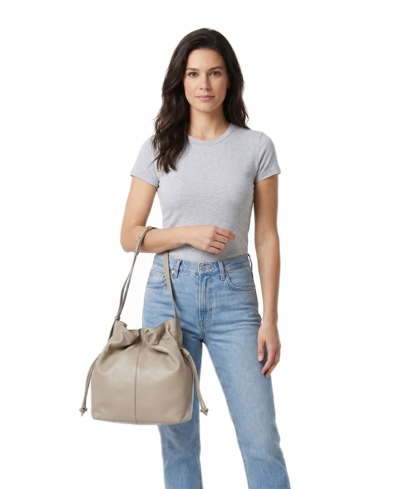 Marc O'Polo Sienna Bucket bolso de mano earthy taupe
