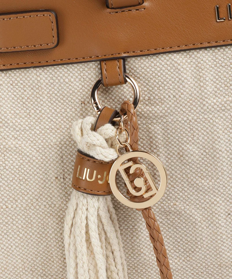 Liu Jo Manhattan M Bolso de mano naturale