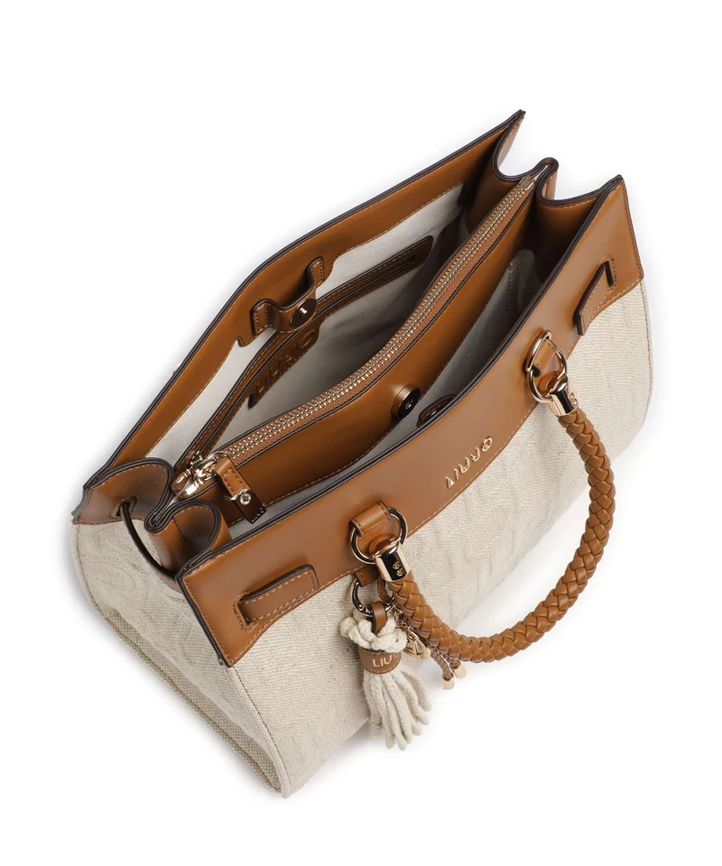 Liu Jo Manhattan M Bolso de mano naturale