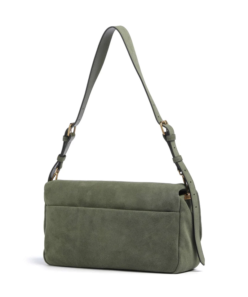 Pinko Click Soft Horizontal Bolso de hombro oliva capulet/antique gold
