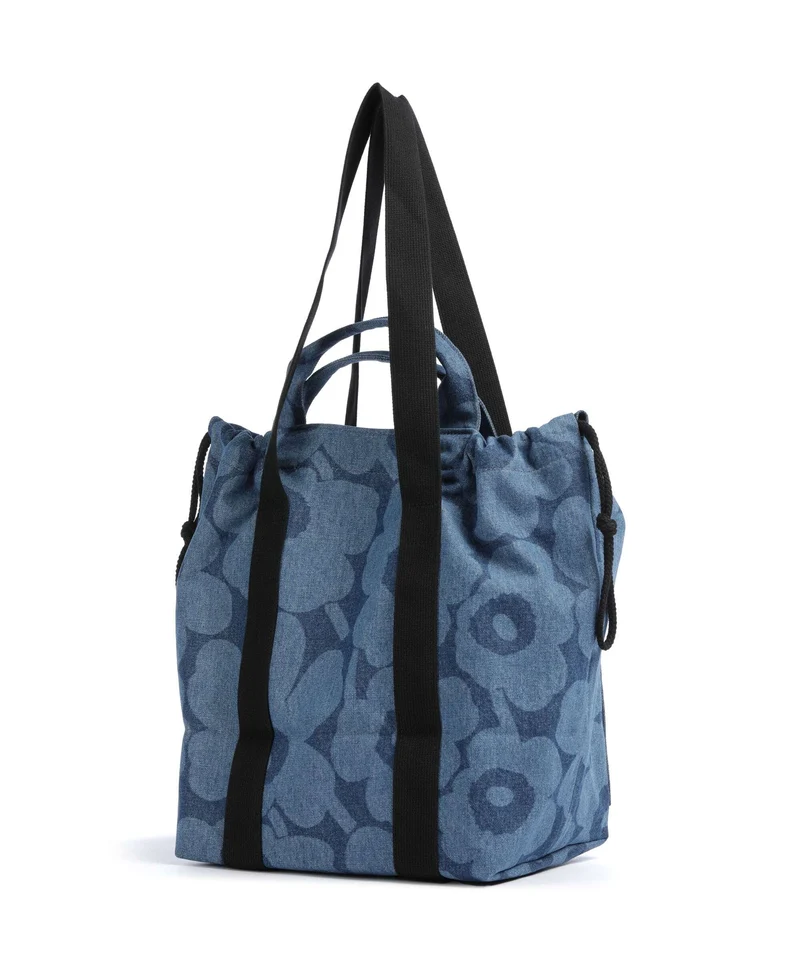 Marimekko Mono City Unikko Bolsa shopping mid indigo