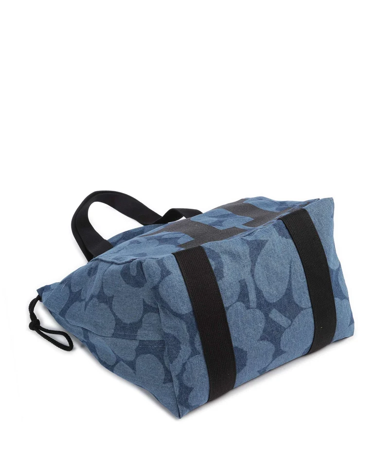 Marimekko Mono City Unikko Bolsa shopping mid indigo