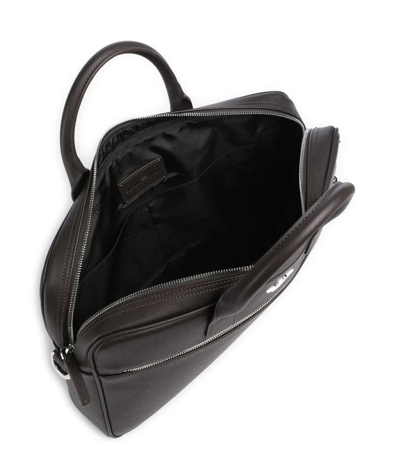 Emporio Armani Business Regenerated Maletín ebony