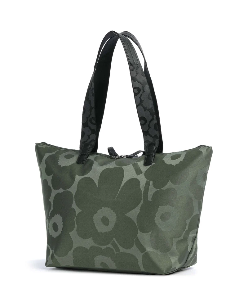 Marimekko All Day Unikko Bolsa shopping green/light green