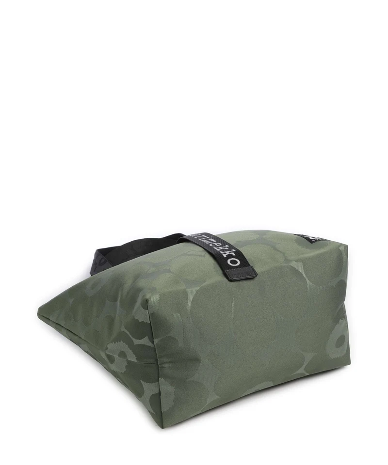 Marimekko All Day Unikko Bolsa shopping green/light green