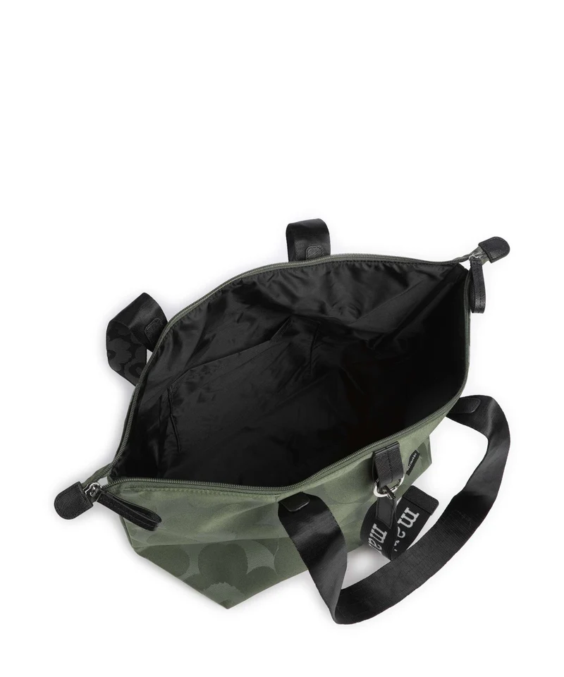 Marimekko All Day Unikko Bolsa shopping green/light green