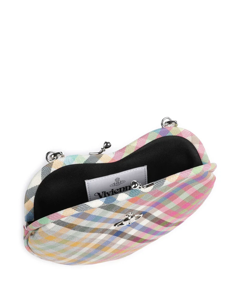 Vivienne Westwood Belle Heart Frame Heather Check Bandolera multicolour