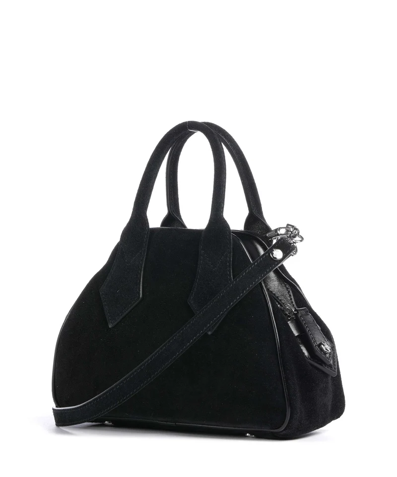 Vivienne Westwood Yasmine Suede Small Bolso de mano black