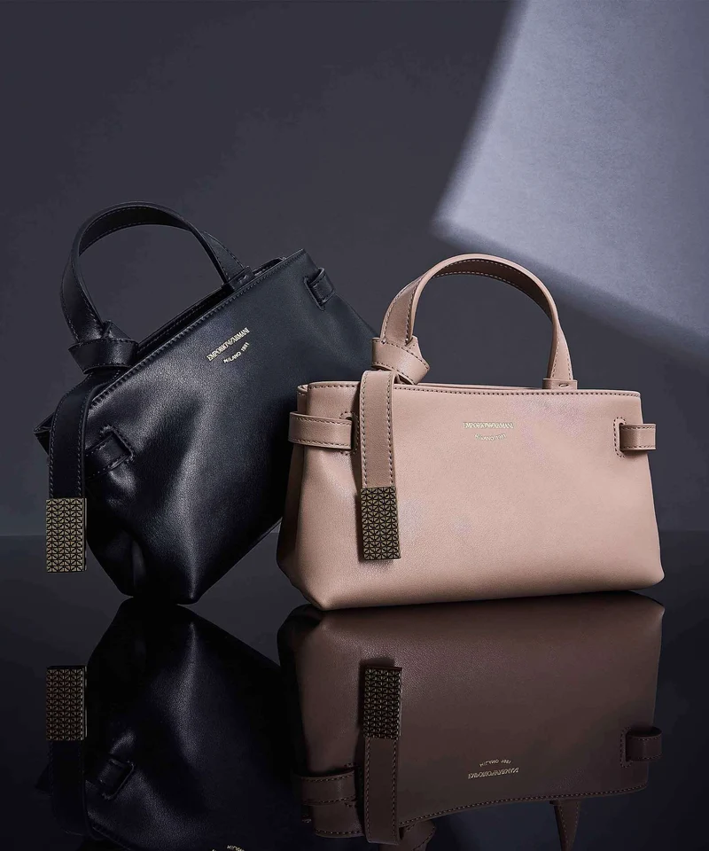 Emporio Armani Nora XS Bandolera visone
