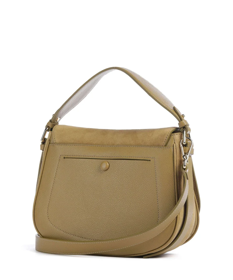 Coccinelle Mavery Suede Bolso de mano seagrass