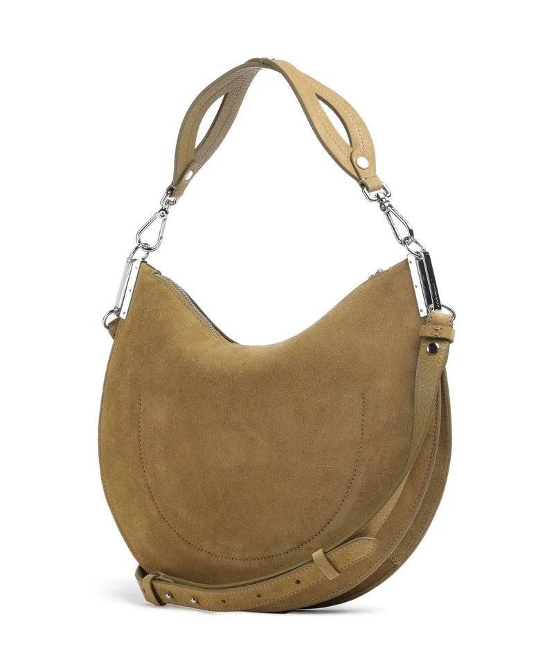 Coccinelle Sunup Suede Bolso de hobo seagrass