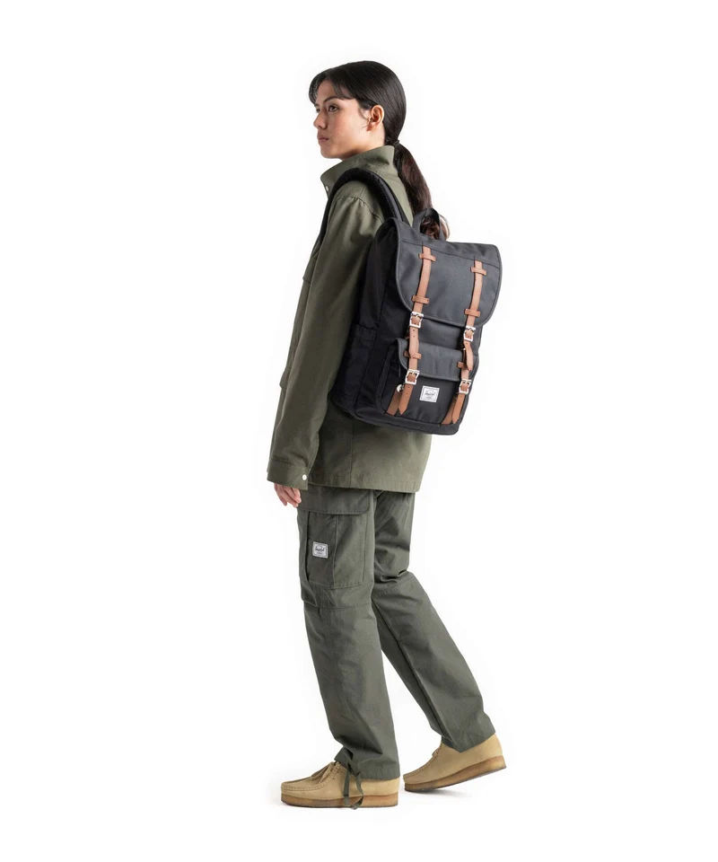 Herschel Little America 21 Mochila black tonal